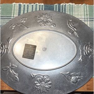 Wilton Armetale oval platter. Heavy!